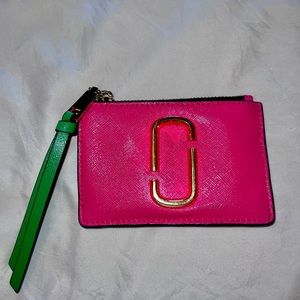 Marc Jacobs Pink Leather ID Wallet!